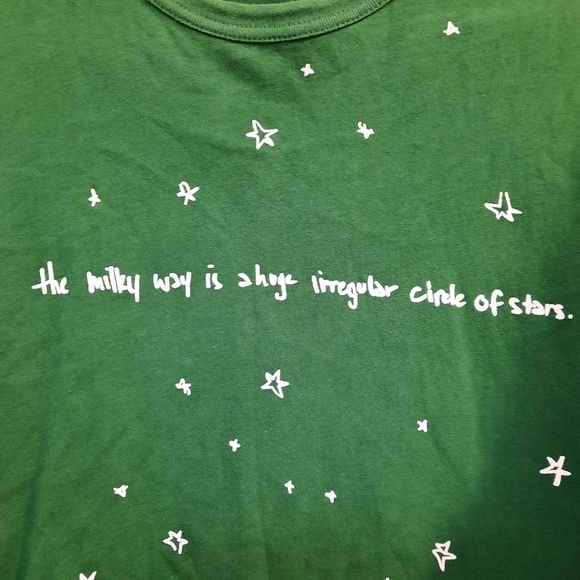 Marc Jacobs Milky Way Green Rare Long Sleeve Tee M - Picture 3 of 6